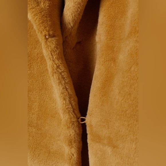 H&M Women’s Mustard Yellow Faux Fur Streetwear Jacket - 4 - Picture 12 of 12